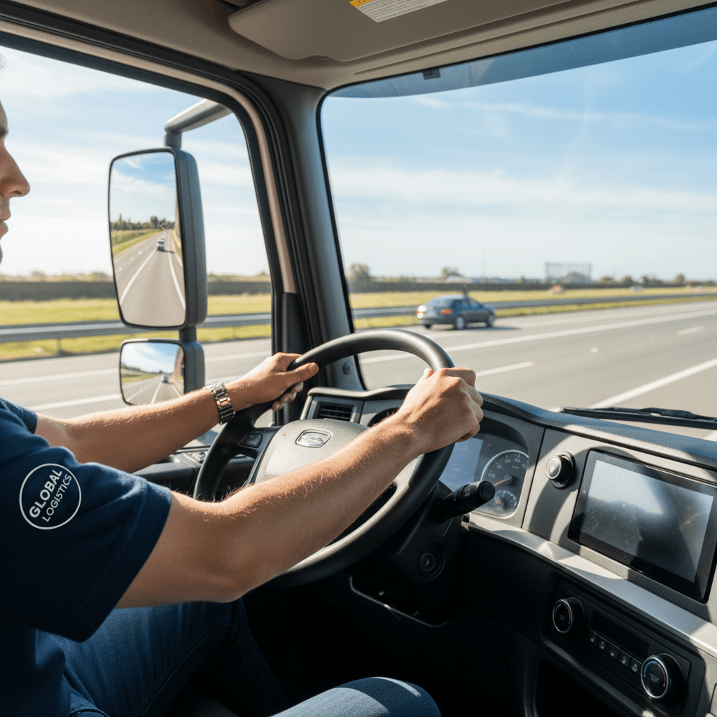 Millennial Express Inc vehicle transport truck on interstate highway